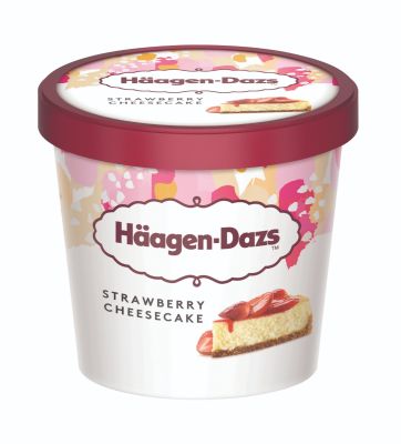 HD  ICE CREAM STRAWBERRY CHEESE CAKE CUP 100ML
