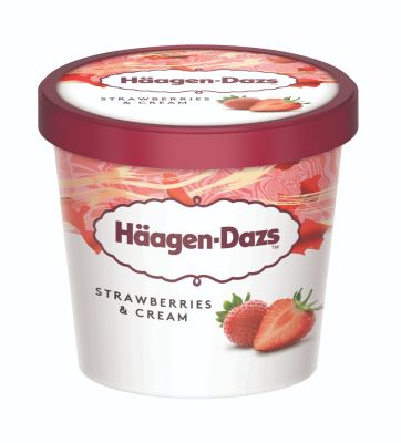 HD ICE CREAM STRAWBERRY CUP 100ML