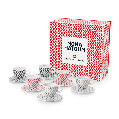 MONA HATOUM CAPPUCCINO CUPS 1X6