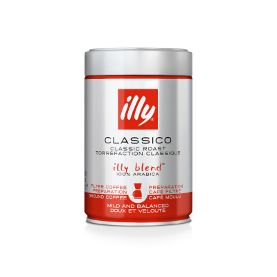 ILLY COFFEE AMERICAN  GROUND FILTER MEDIUM ROAST 250G