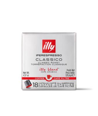 ILLY AMERICAN FILTER COFFEE MEDIUM  18 CAPSULES