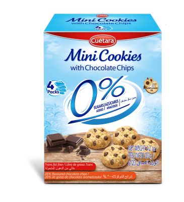 CUETARA-MINI COOKIES 0% 120G NEW