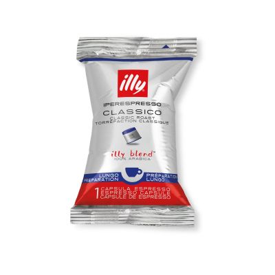 ILLY COFFEE CAPSULE LUNGO MEDIUM ROAST 100 P